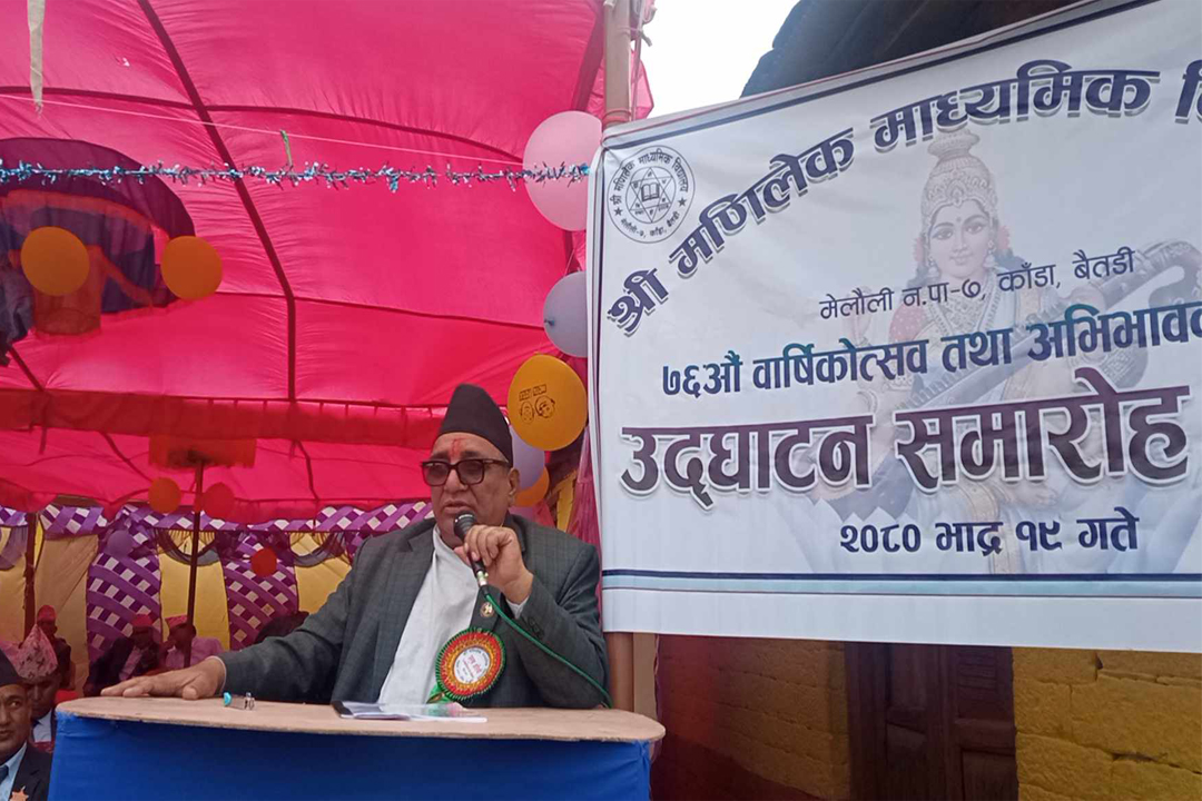 शिक्षा र स्वास्थ्यमा सबैको पहुँच पुर्याउन प्रदेश सरकार प्रतिबद्ध छ : कानुन मन्त्री भट्ट 